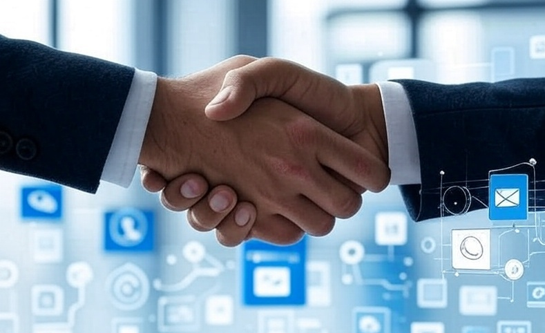 Illustration of communication and collaboration