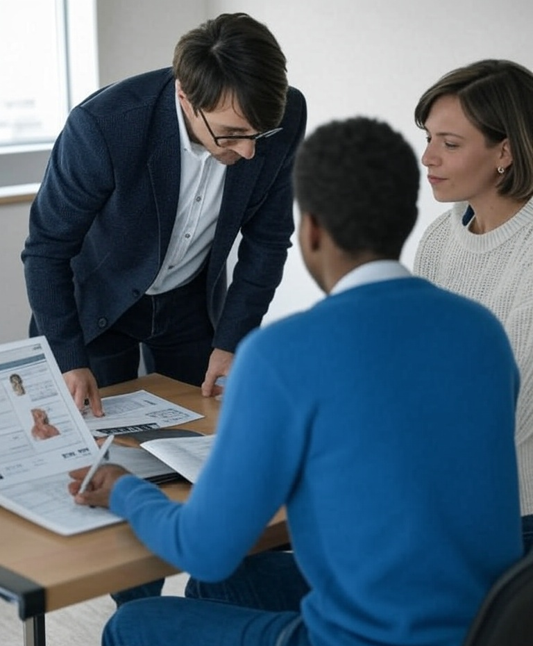 Illustration of executive search services